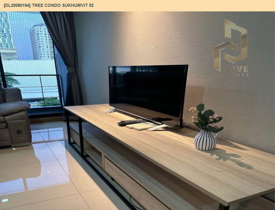 รูป MDL25080194 ให้เช่าคอนโด ทรี คอนโด สุขุมวิท 52 (Tree Condo Sukhumvit 52) ใกล้ BTS อ่อนนุช พร้อมเข้าอยู่ โทรด่วน 0638692663 LineID @655ebbvc - รูปที่ 4/10