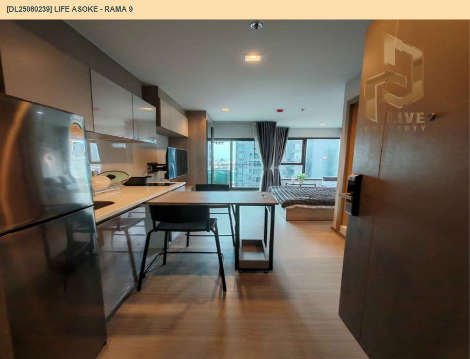 picture DL25080239 Condo for rent, Life Asoke - Rama 9 near MRT พระราม 9, ready to move in, call urgently 0656133286 LineID @655ebbvc - 7/18