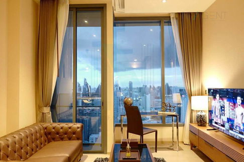 🚩 For Rent Condo THE ESSE ASOKE Building 1, Floor 36,1 bed room, Room size 47 sqm