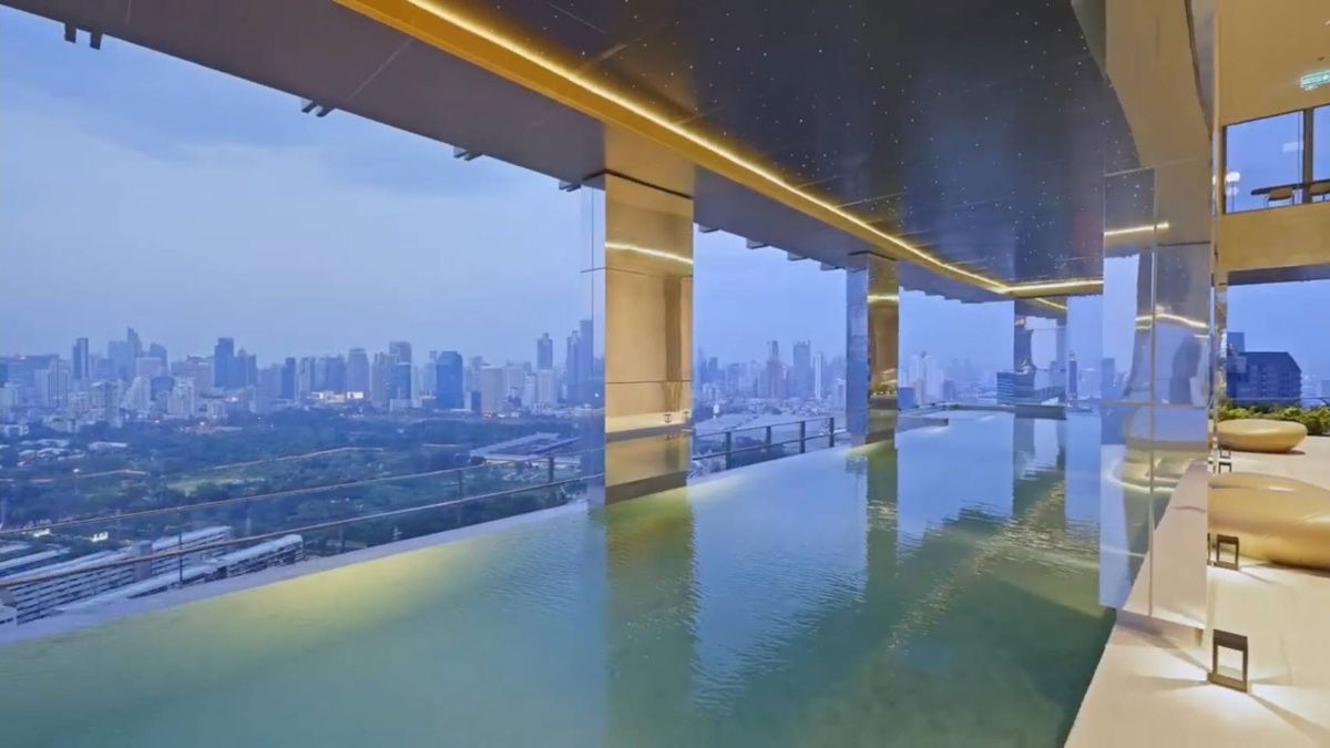 picture Condo for rent: The Crown Residences ( 35sq.m.), high floor, beautiful view, near MRT Lumpini. - 13/18