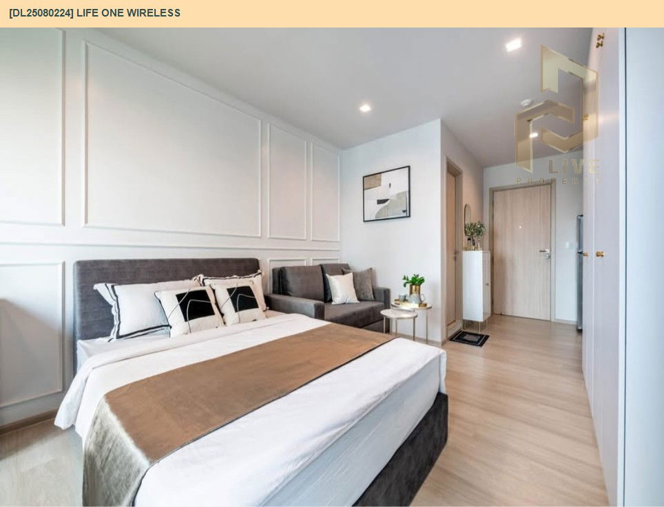 picture MDL25080224 Condo for rent, Life One Wireless near BTS Ploen Chit, ready to move in, call urgently 0656133286 LineID @534wlwof - 2/9