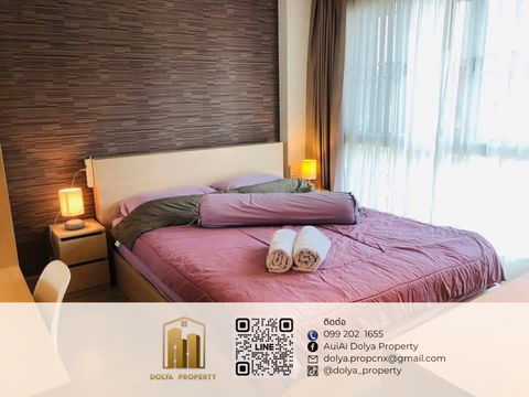 🏡 For Rent: Modern Condo near Suan Dok Hospital – Perfect for Doctors, Professors, and Remote Workers