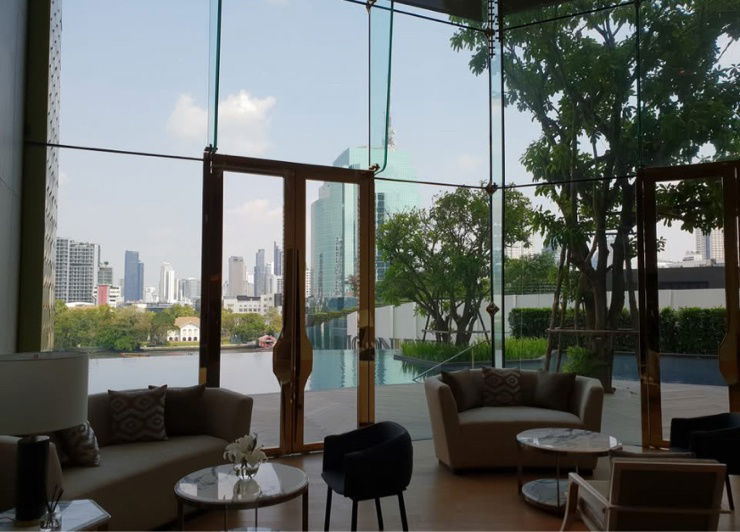 picture ‼️For rent✨ Magnolias Waterfront Residences 🔥Line ID: @034etfin 📲1 bedroom 1 bathroom‼️ BTS Charoen Nakhon 💛 Near ICONSIAM - 13/19