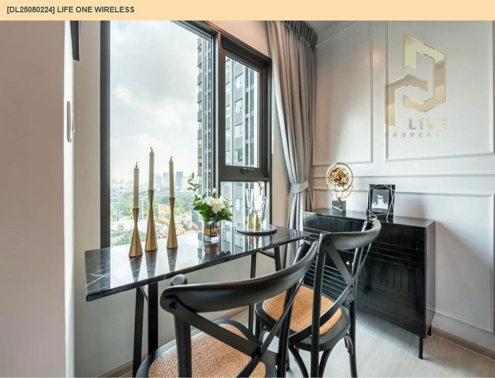 picture MDL25080224 Condo for rent, Life One Wireless near BTS Ploen Chit, ready to move in, call urgently 0656133286 LineID @534wlwof - 3/9