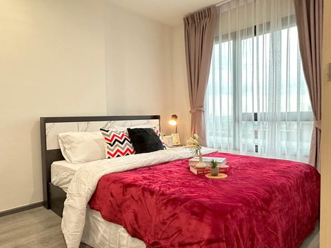 🔐#MT2306_235🔐🗓️ ว่างพร้อมอยู่🗓️𝐅𝐨𝐫 𝐑𝐞𝐧𝐭 ( 29 𝐬𝐪𝐦. 1𝐛𝐞𝐝, 1𝐛𝐚𝐭𝐡 )𝐑𝐢𝐜𝐡 𝐏𝐚𝐫𝐤 @ 𝐓𝐫𝐢𝐩𝐥𝐞 𝐒𝐭𝐚𝐭𝐢𝐨𝐧
