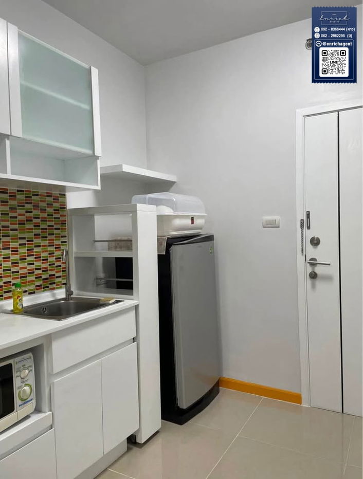 picture 💙For rent A Space Asoke-Ratchada, beautiful room, next to the swimming pool, near MRT Rama 9💙 Call 062-2962295 Ni// Line ID: @enrichagent - 5/14