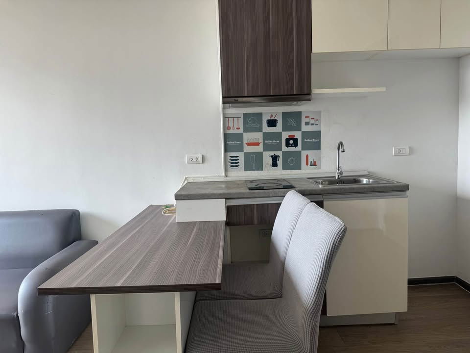 picture For rent!!  Zelle Rattanathibet  **7.2 K. per month**  32 sq.m. 1Bed1Bath  8th Floor - 3/9