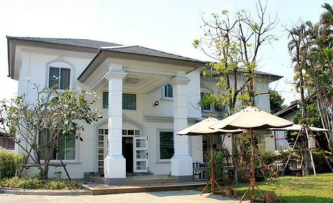 For Sale – 2-Storey Luxury Detached House in Sansai, Chiang Mai | 222 sq.wah | 5 Bedrooms | Rice Field View | Near Central Festival