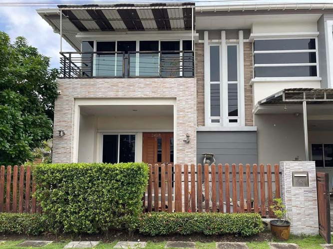 รูป H-103 : บ้านหลังมุม 64 ตร.วา ม.บางกอก บูเลอวาร์ด เทพารักษ์-วงแหวน ขายต่ำกว่าประเมิน กู้ได้เกิน มีส่วนต่าง - รูปที่ 5/22