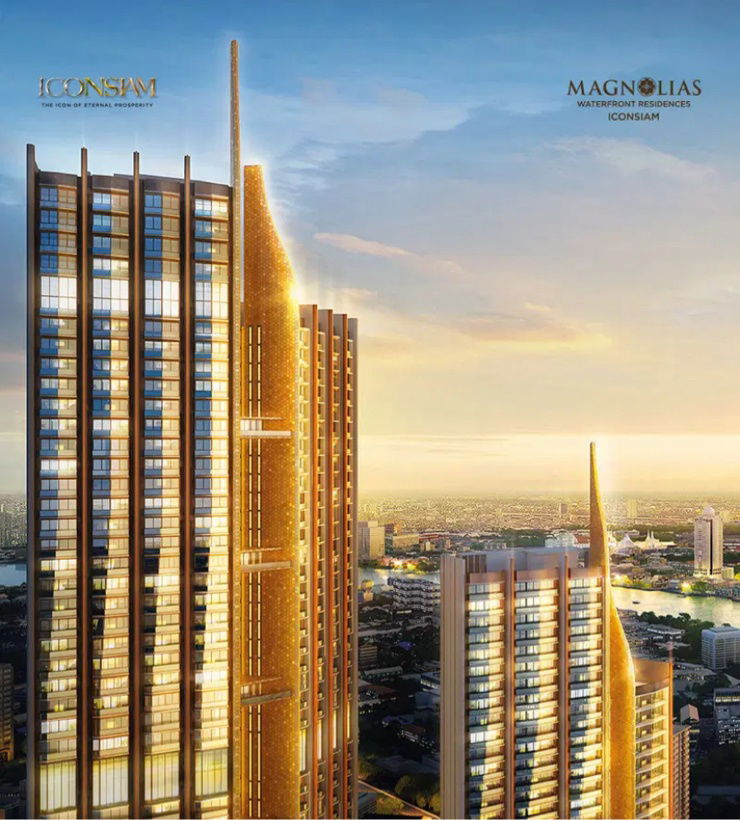 picture ‼️For rent✨ Magnolias Waterfront Residences 🔥Line ID: @034etfin 📲1 bedroom 1 bathroom‼️ BTS Charoen Nakhon 💛 Near ICONSIAM - 16/19