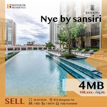 🔆Nye by Sansiri 🔆, Urban Living Steps from BTS Wongwian Yai
