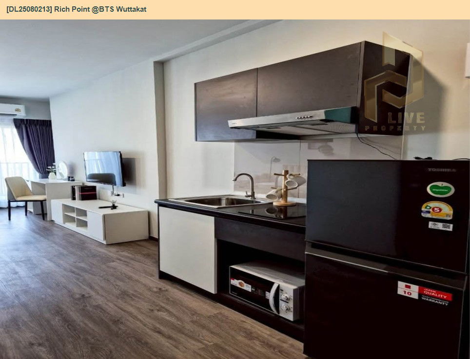 picture DL25080213 Condo for rent, Rich Point @BTS Wuttakat near BTS วุฒากาศ, ready to move in, call urgently 0656133286 LineID @534wlwof - 11/16