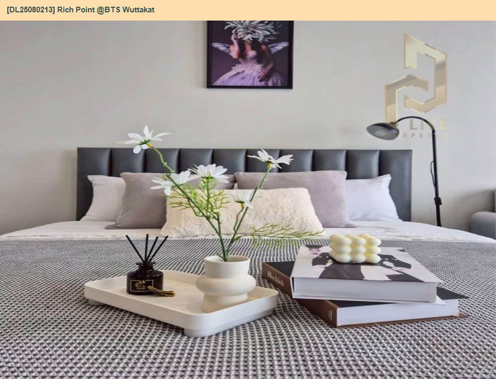 picture DL25080213 Condo for rent, Rich Point @BTS Wuttakat near BTS วุฒากาศ, ready to move in, call urgently 0656133286 LineID @534wlwof - 6/16