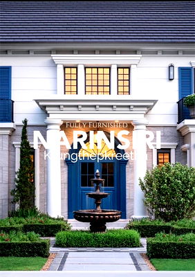 ขายบ้านเดี่ยว : 🏡 ณรินสิริ กรุงเทพกรีฑา – บ้านตัวอย่างแปลง 9/18 | แต่งครบ พร้อมอยู่ ใกล้ Brighton College