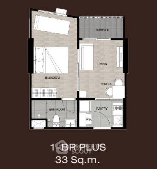 picture 2-BR Condo at Niche Mono Bangpo near MRT Bang Pho (ID 1406550) - 8/8