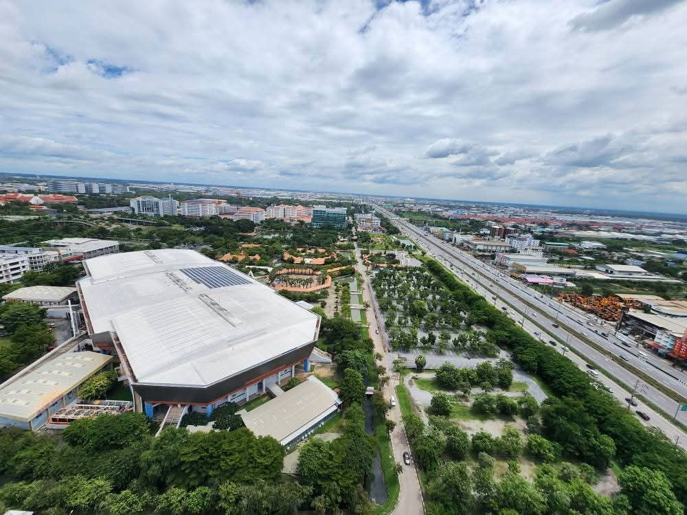 รูป 🩸 ให้เช่า​ Terra​ ​Residence​ วิวธรรมศาสตร์, ทิศเหนือ, พท.30 ตรม.ชั้น​ 31, บิ้วอินน์จัดเต็ม, เครื่ิองดูดควัน, เครื่ิองอบผ้า - รูปที่ 24/24