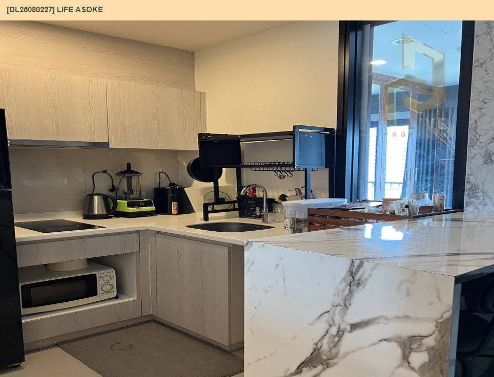 picture DL25080227 Condo for rent, Life Asoke near MRT เพชรบุรี, ready to move in, call urgently 0656133286 LineID @534wlwof - 7/11