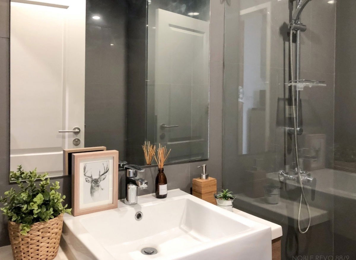 รูป ** ห้องว่างพร้อมอยู่ ** ให้เช่า คอนโด Noble Revo (สาธร-สีลม) – 1 BED (34SQM) 200 เมตรจาก BTS สุรศักดิ์ ชั้น 9 - รูปที่ 6/6