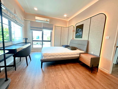 บ้านเดี่ยวให้เช่า : [RENT] HSP0044  บ้านเดี่ยว มัณฑนา บางนา กม.15 ( MANTANA Bangna km 15 )     (แอดไลน์มี @นำหน้า LINE ID :  @056qhbtt)