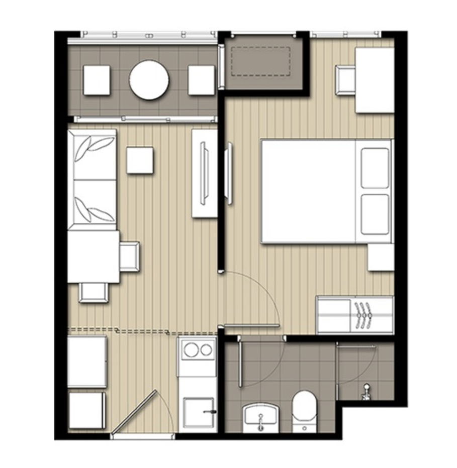 picture IDEO Mobi Sukhumvit Eastgate, 25th Flr. 1-Bedroom room condo for sale near BTS Bang-na - 19/19