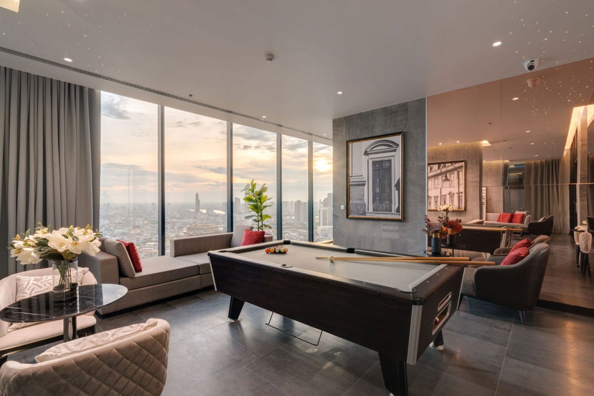 picture 22K - Nice Room 1 Bed 1 Work Room High Fl. 15+ Good Location Close to BTS Chong Nonsi 600 m. at Knightsbridge Prime Sathorn Condo / For Rent - 3/8