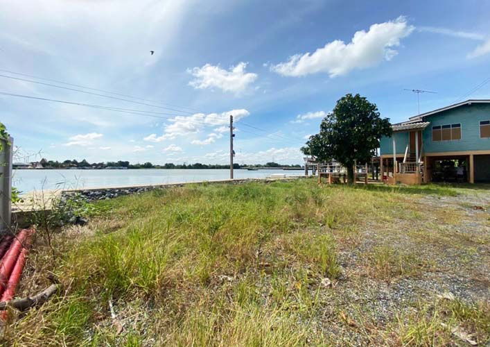 รูป L-112 : ที่ดินริมแม่น้ำเจ้าพระยา + ถมแล้ว 613 ตร.วา ซ.บางกระบือ 5  ใกล้วัดโบสถ์ สามโคก ปทุมธานี - รูปที่ 10/32
