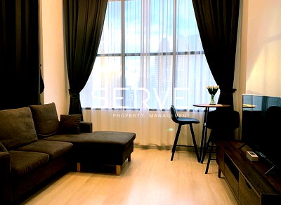 Condos for sale : Duplex 1 Bed 37 sq.m. High Fl. 25+ Good Location BTS Chong Nonsi 600 m. at Knightsbridge Prime Sathorn Condo  / For Sell