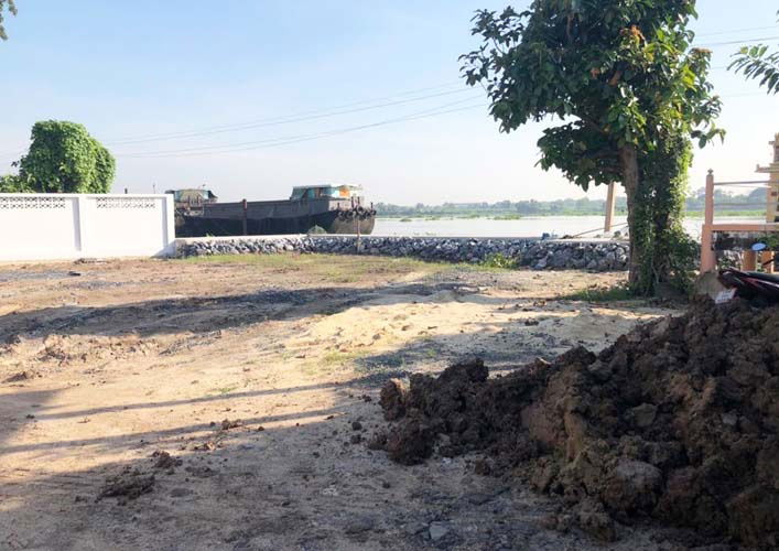 รูป L-112 : ที่ดินริมแม่น้ำเจ้าพระยา + ถมแล้ว 613 ตร.วา ซ.บางกระบือ 5  ใกล้วัดโบสถ์ สามโคก ปทุมธานี - รูปที่ 24/32