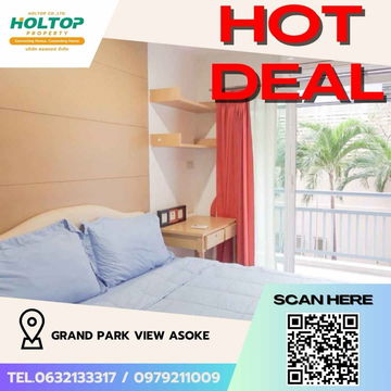#Z1830💥070868🔥Condo for rent: Grand Park View Asoke