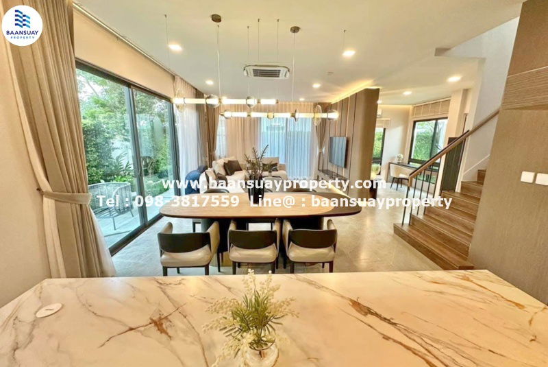 รูป ให้เช่า บ้านเดี่ยว 2 ชั้น มัณฑนา บางนา กม.15 บ้านใหม่ไม่เคยเข้าอยู่ - รูปที่ 4/15