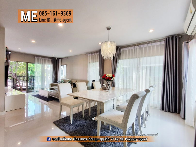 picture For Rent House The Plant Estique Pattanakarn 38 With furniture Ready to move in, call 064-954-9619 (RBE12-40) - 4/19