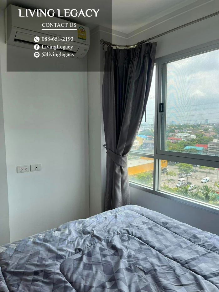 รูป SIPTIM ให้เช่าคอนโด Lumpini Place Srinakarin - Huamark Station 33 ตร.ม. ชั้น 9 ตึก B line id : @livinglegacy - รูปที่ 4/10