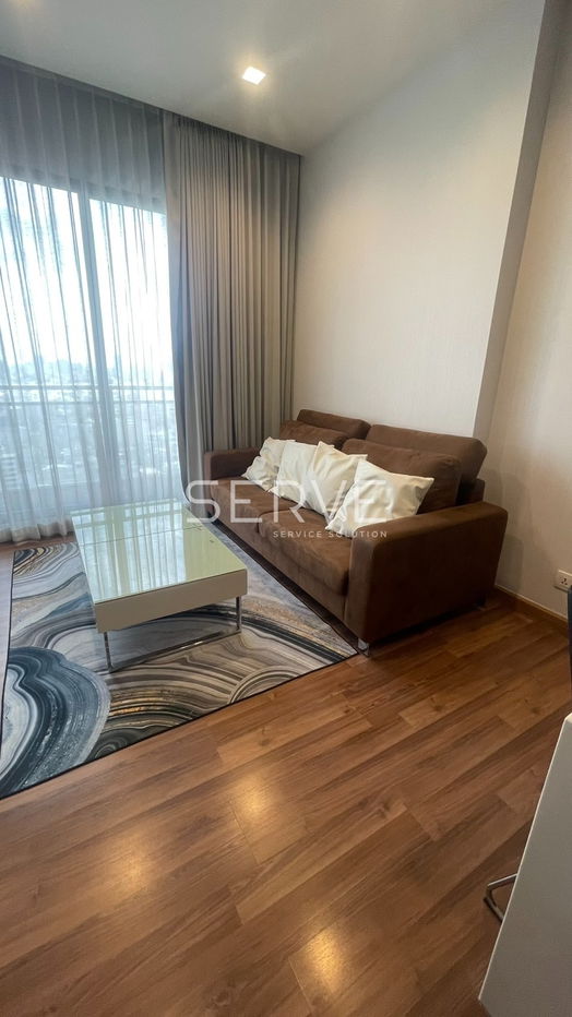 picture 1 Bed with Bathtub Nice Room Fully furnished Good Location Close to  MRT Thailand Cultural Centre Station, 220 m. @ IVY Ampio - 2/7