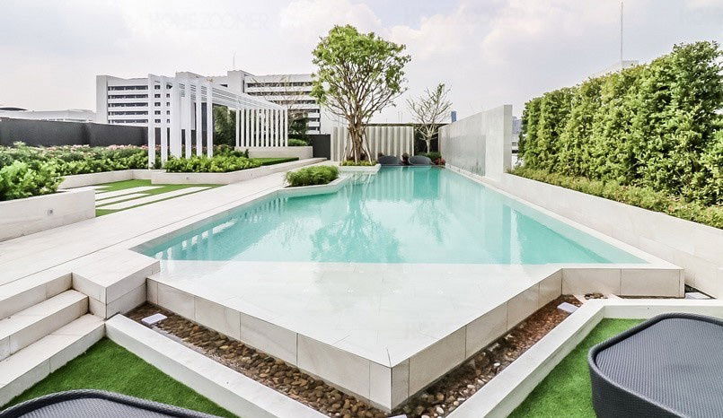 รูป ขายคอนโด Modiz รัชดา 32 (Low Lise 8 ชั้น) ห้องมุม ชั้นบนสุด พร้อมเข้าอยู่  ตรงข้ามศาลอาญา รัชดา (แผ่นดินไหวไม่มีผลกระทบ) - รูปที่ 8/14