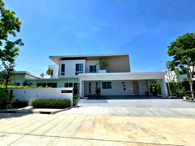 Houses for rent วิทยาลัยเทคนิคราชสิทธาราม : For Rent 2-story House MANTANA 100+ RAMA 2 - BANG KHUN THIAN 6 bedroom 7 bathroom