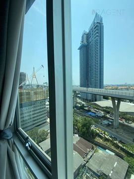 🔺 For Rent Condo LUMPINI PLACE RAMA 3 - RIVERINE Building 1, Floor 15,Studio, Room size 27.00 sqm