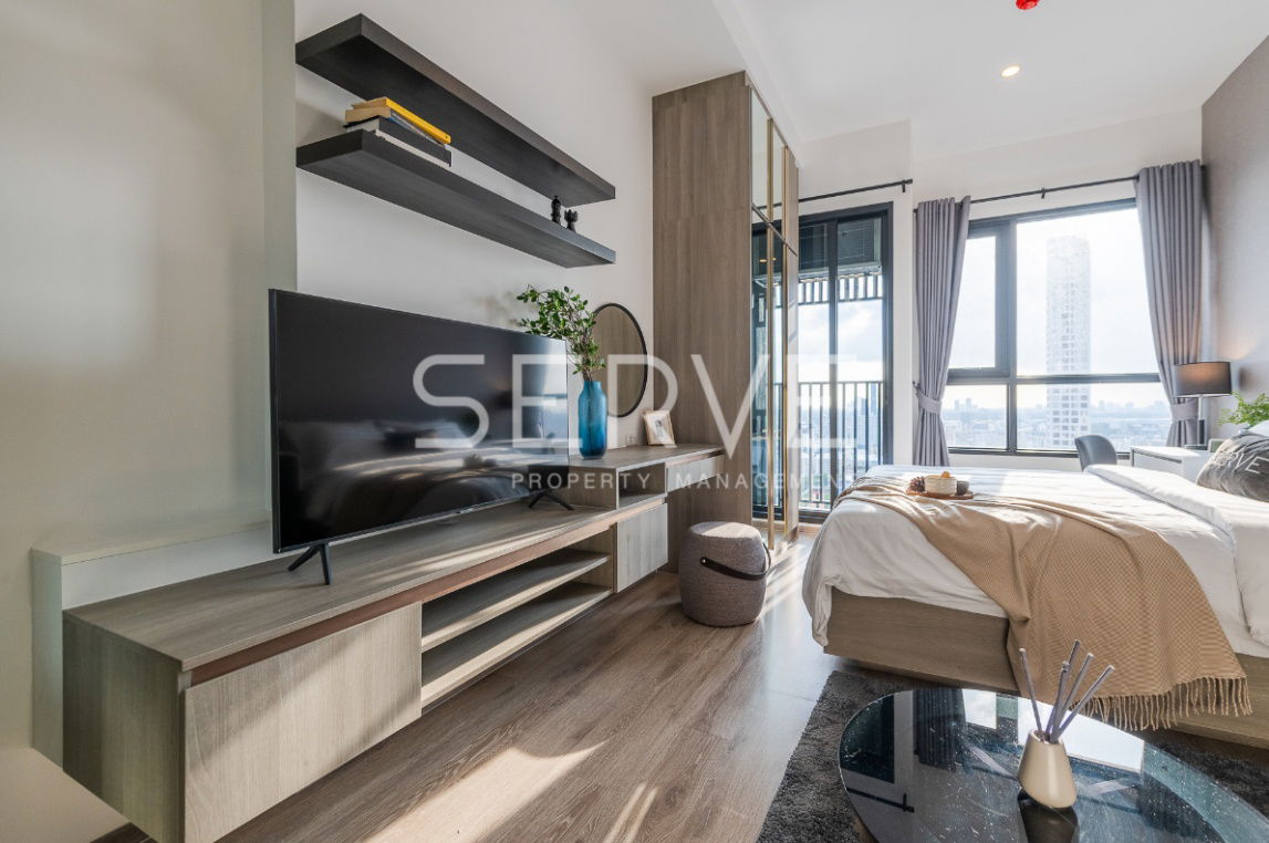 picture 🔥Good Deal 2.8MB🔥- New Studio with partition in Onnut Area High Fl. 25+ Close to BTS On Nut 650 m. at KnightsBridge Prime Onnut Condo / For Sale - 2/11