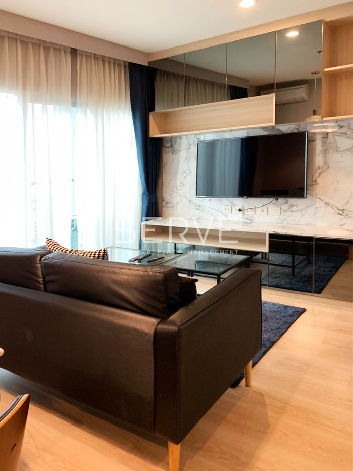 picture Corner Unit 2 Beds Nice Room Fully furnished Good Location Close to  MRT Thailand Cultural Centre Station, 80 m. @ Noble Revolve Ratchada - 5/7