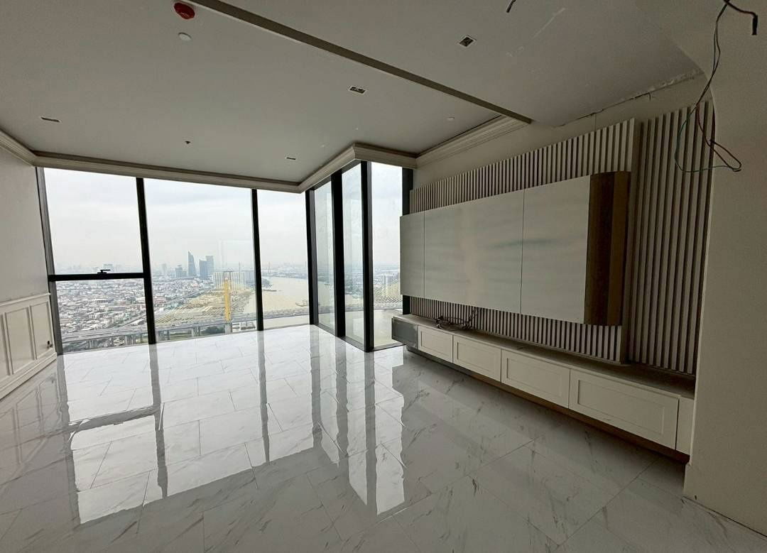 รูป ขาย Penthouse สุดหรู Canapaya Residences วิวแม่น้ำเจ้าพระยา ชั้น 42-43 เนื้อที่ 307.98 ตารางเมตร 4 ห้องนอน 5 ห้องน้ำ ราคา 85 ลบ.* - รูปที่ 12/15