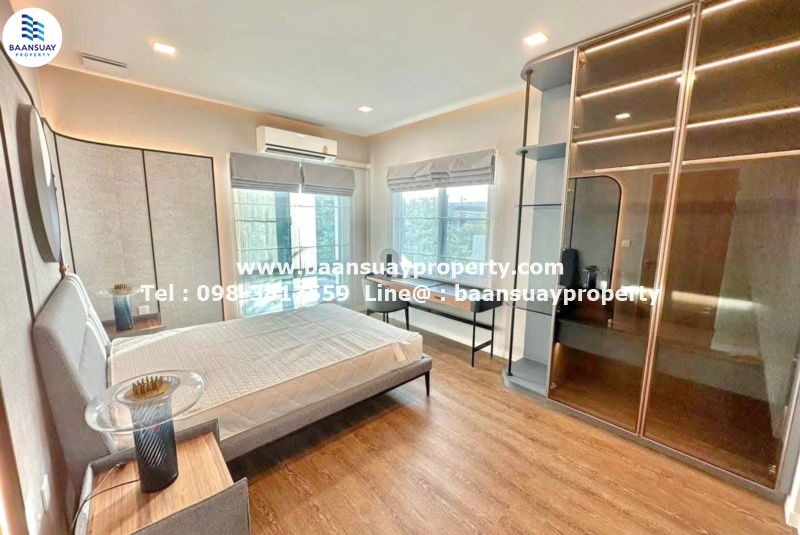 รูป ให้เช่า บ้านเดี่ยว 2 ชั้น มัณฑนา บางนา กม.15 บ้านใหม่ไม่เคยเข้าอยู่ - รูปที่ 8/15