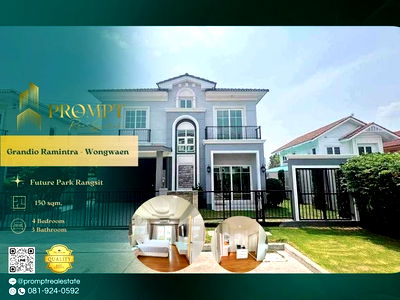 Houses for rent Bang Khen : GH01280 - Grandio Ramintra - Wongwaen