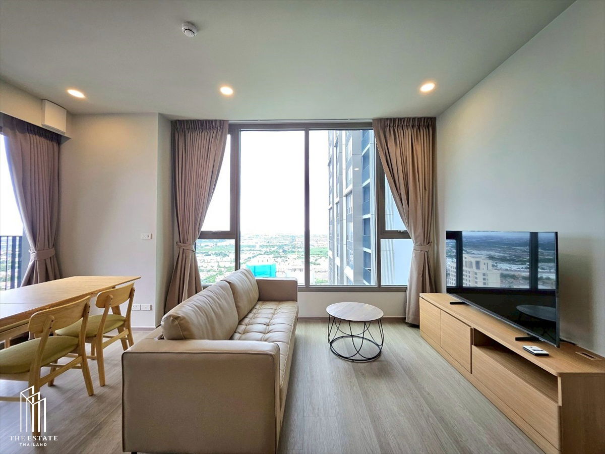รูป For rent Whizdom The Forestias (Mytopia) ห้องขนาดใหญ่สุดในชั้น ตำแหน่งมุม วิวสวนป่า 30 ไร่ @45,000 Baht - รูปที่ 1/15