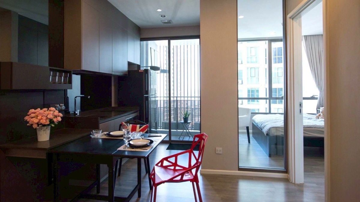 picture  Condo for rent :   The Room Sukhumvit 69(( Phra Khanong )) MK-02  line @livingbkk - 8/10
