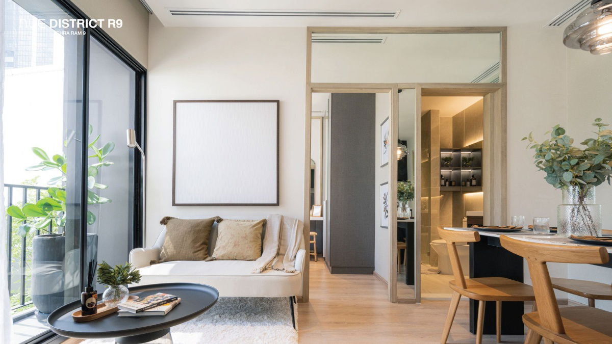 picture Sell Down Payment 2 Beds New Room Good Location Close To MRT Rama 9  @ NUE District R9  - 1/5