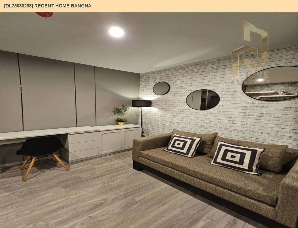 รูป DL25080268 ให้เช่าคอนโด รีเจ้นท์ โฮม บางนา (Regent home bangna) ใกล้ BTS บางนา พร้อมเข้าอยู่ โทรด่วน 0638692663 LineID @534wlwof - รูปที่ 6/11