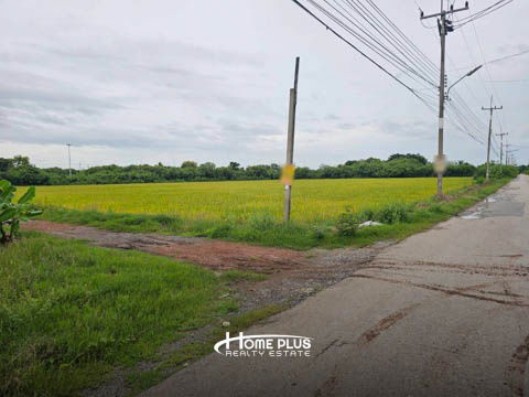 รูป ที่ดินในถนนสหพร ใกล้มหาวิทยาลัยราชภัฏสวนสุนันทา นครปฐม เนื้อที่ 399 ตารางวา - รูปที่ 7/14