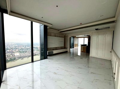 ขายคอนโด : ขาย Penthouse สุดหรู Canapaya Residences วิวแม่น้ำเจ้าพระยา ชั้น 42-43 เนื้อที่ 307.98 ตารางเมตร 4 ห้องนอน 5 ห้องน้ำ ราคา 85 ลบ.*