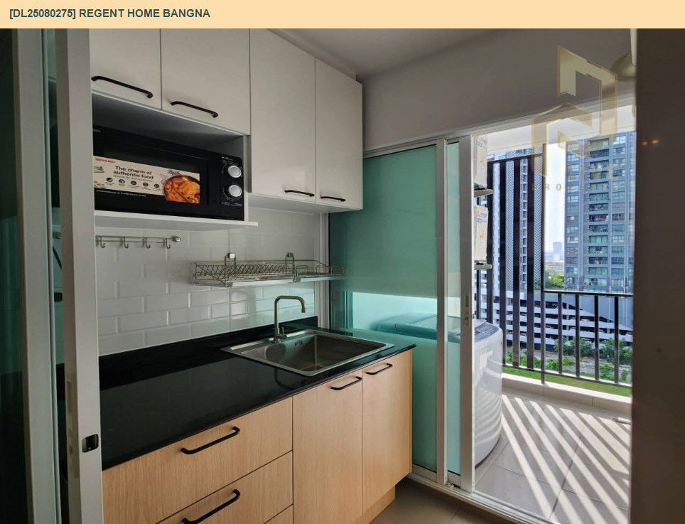 รูป MDL25080275 ให้เช่าคอนโด รีเจ้นท์ โฮม บางนา (Regent home bangna) ใกล้ BTS บางนา พร้อมเข้าอยู่ โทรด่วน 0638692663 LineID @655ebbvc - รูปที่ 8/10