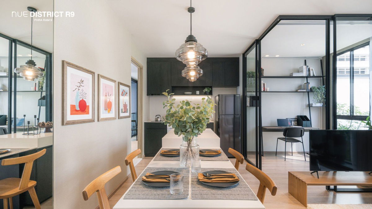 picture Sell Down Payment 2 Beds New Room Good Location Close To MRT Rama 9  @ NUE District R9  - 3/5