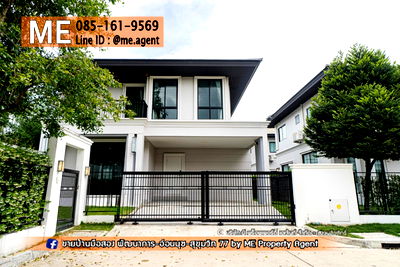 เช่าบ้านเดี่ยว ซอยอ่อนนุช (สุขุมวิท 77) : ให้เช่า บ้านเดี่ยว หมู่บ้านเศรษฐสิริ พัฒนาการ 87 หลังมุม บ้านใหม่ พร้อมสวนส่วนตัว  โทร  085-1619569 (RBK12-62)